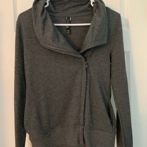 Athletic Zip Up Sweater